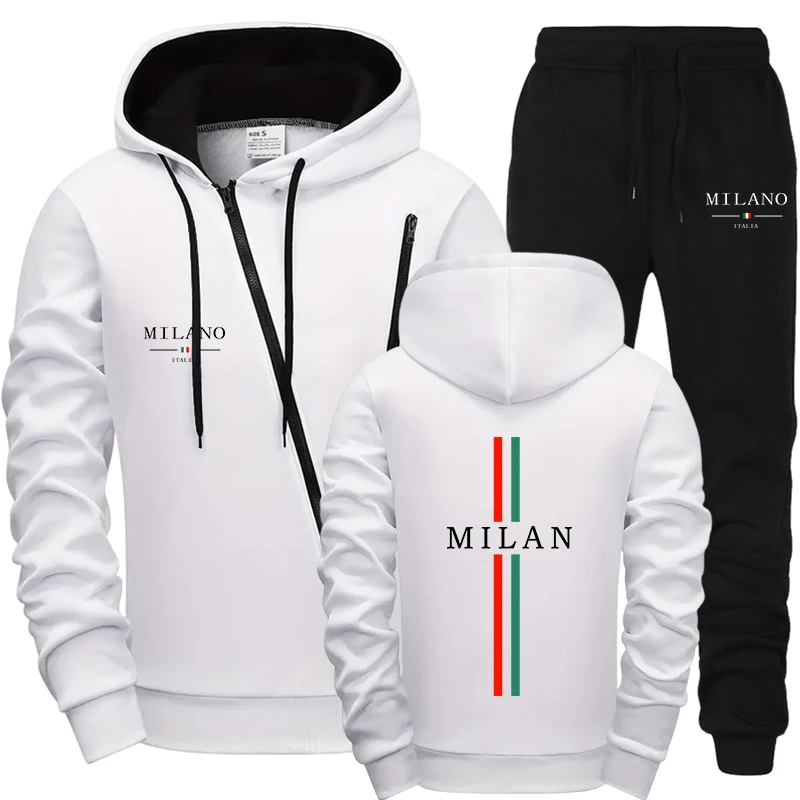 Men Tracksuit Sets Fashion Cas - Winter Clothing Pk 评论和价格