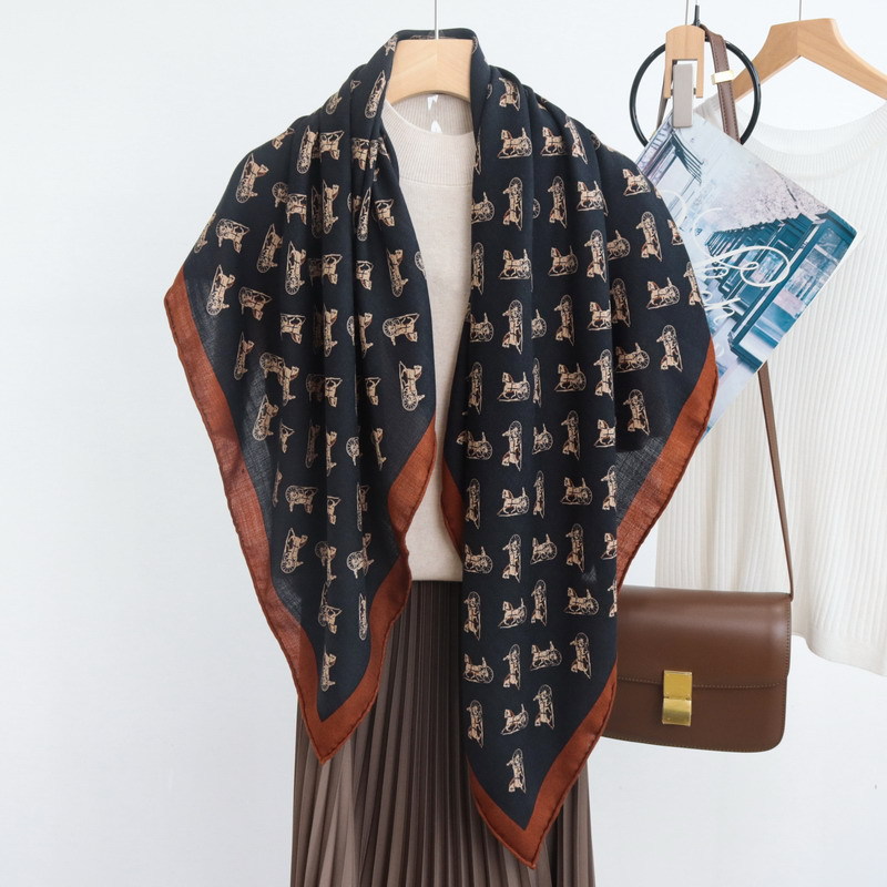 Silk Wool Blend Scarf Luxury D - Winter Clothing Hong Kong 评论和价格