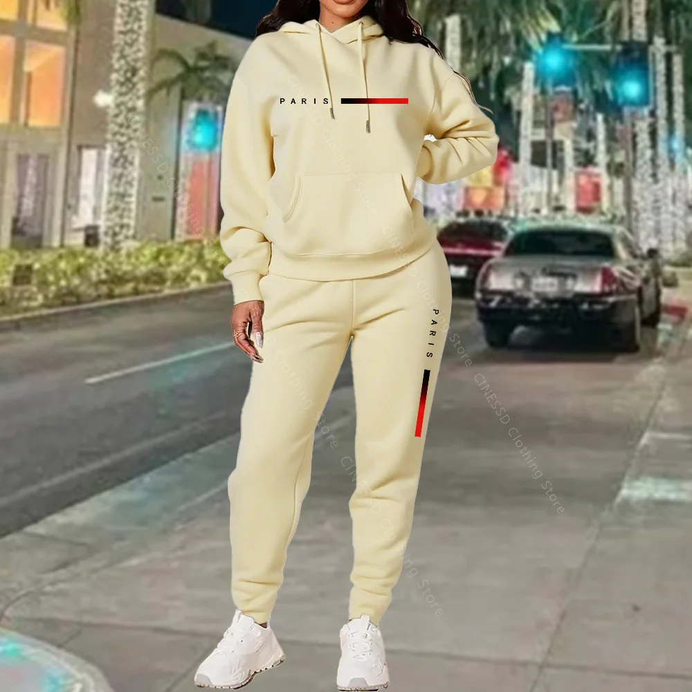New Women's Sets Hoodie and Pa - Winter Clothing For Women 评论和价格